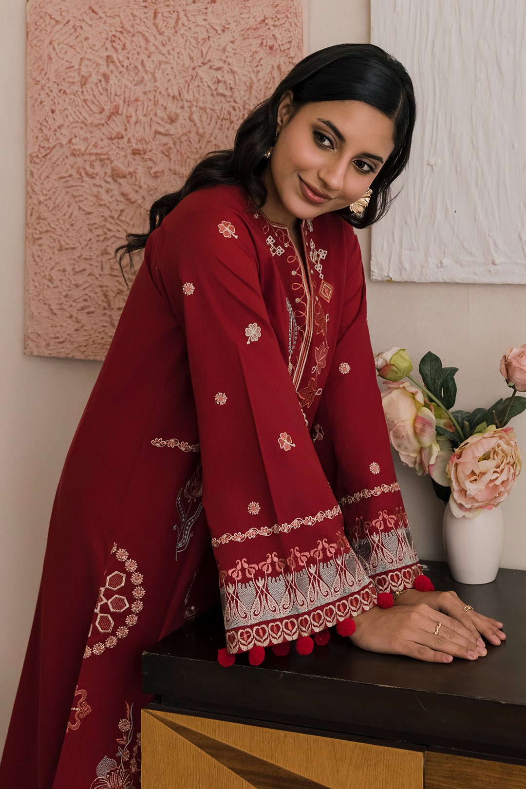 Embroidered Shirt Shalwar - 1190