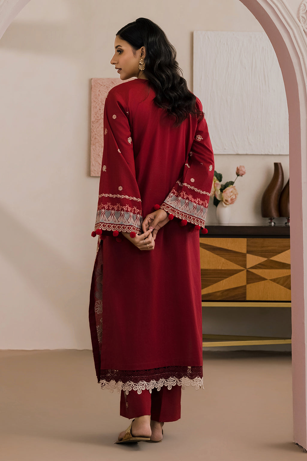 Embroidered Shirt Shalwar - 1190