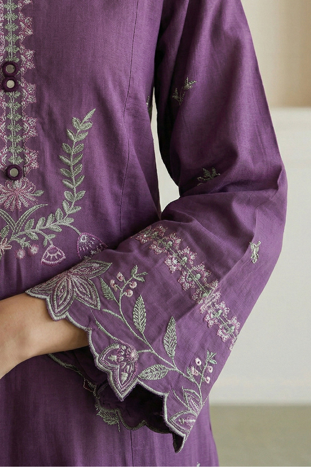 Embroidered Shirt Shalwar - 1191