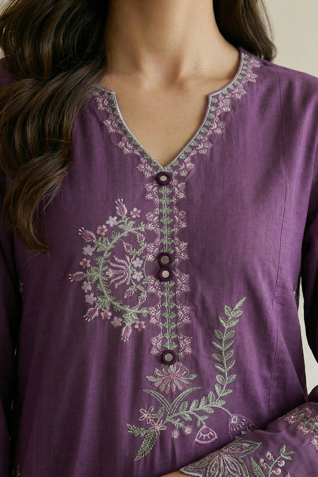 Embroidered Shirt Shalwar - 1191