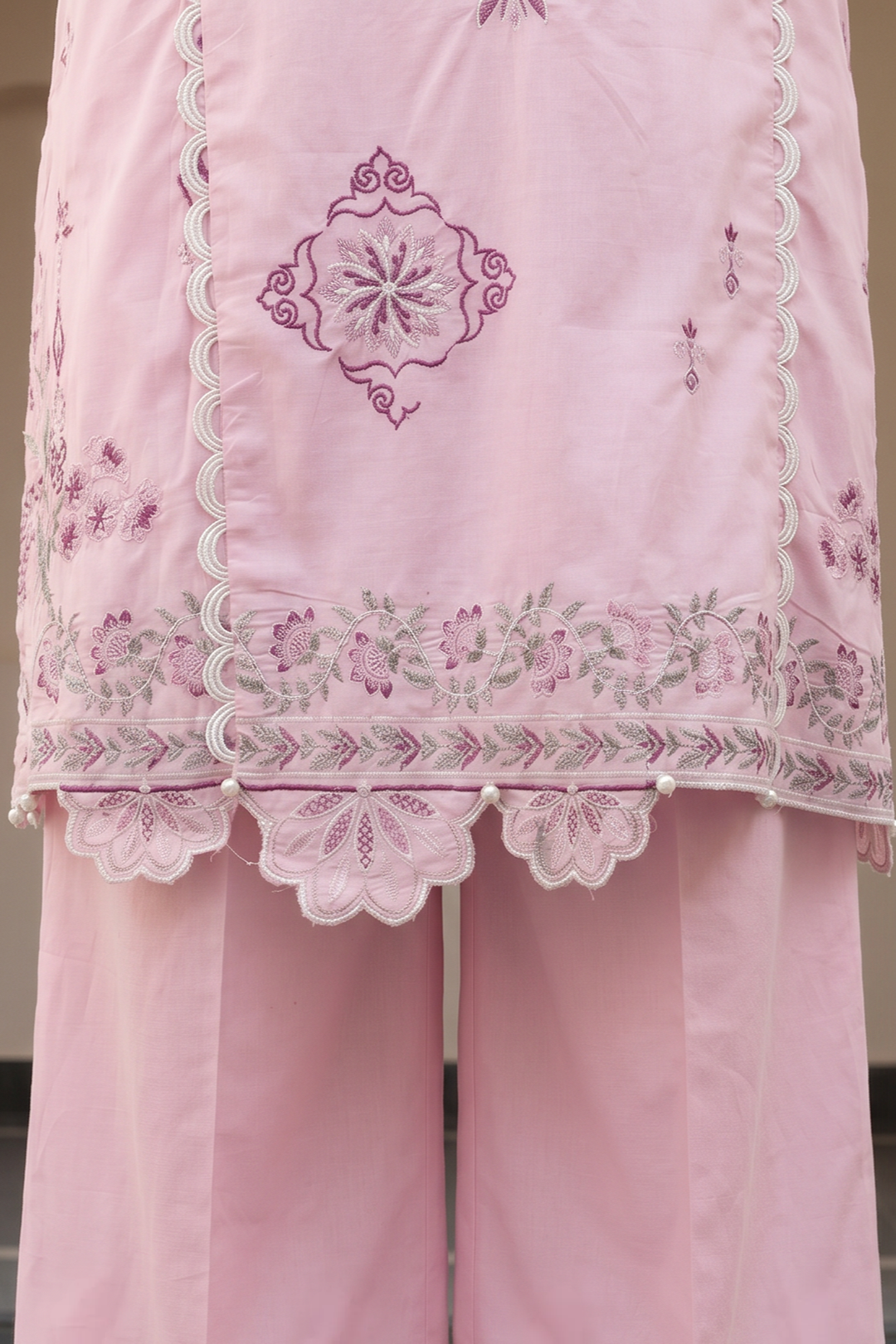 Embroidered Shirt Shalwar - 1193