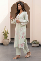 Embroidered Shirt Shalwar - 1194