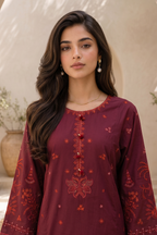 Embroidered Shirt Shalwar - 1195