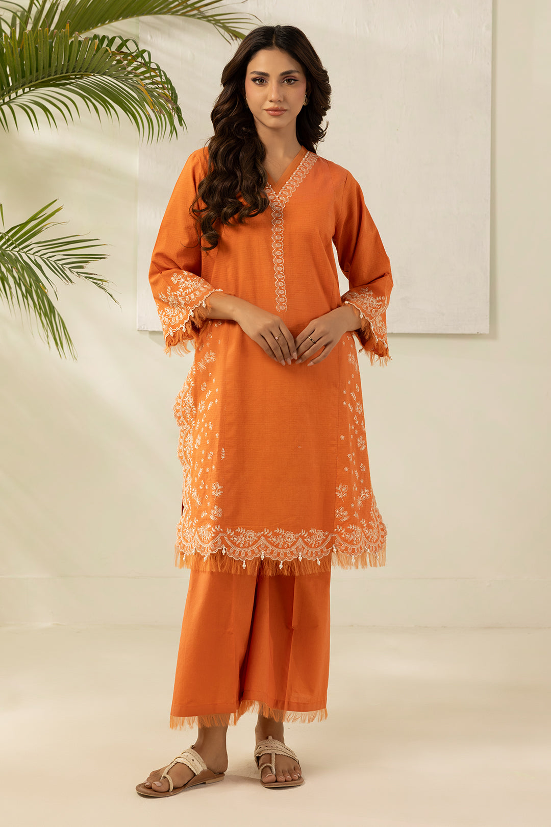 Embroidered Shirt Shalwar - 1196