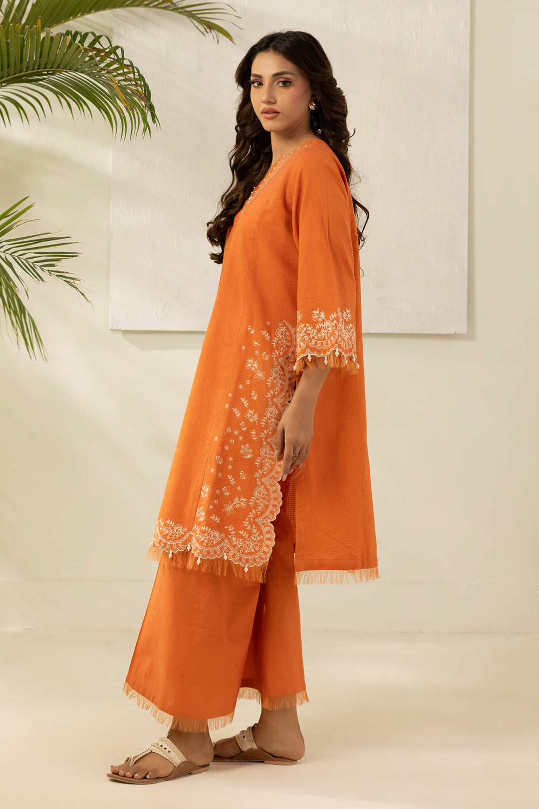 Embroidered Shirt Shalwar - 1196