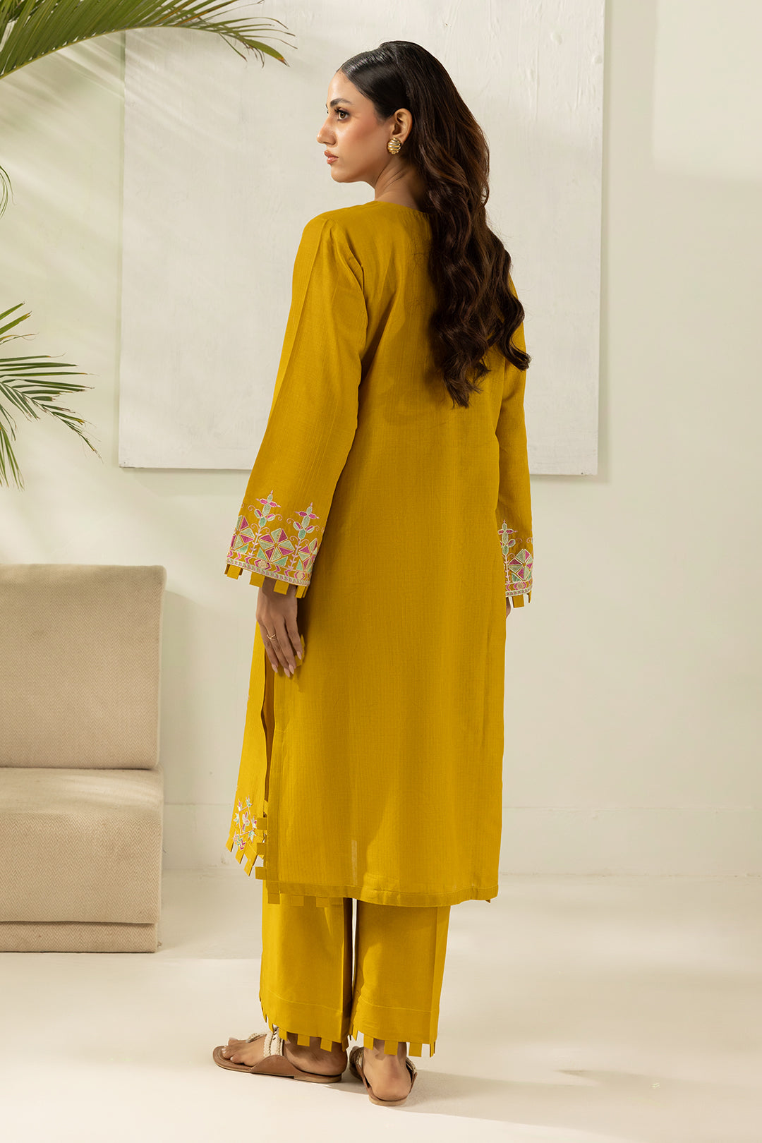 Embroidered Shirt Shalwar - 1198