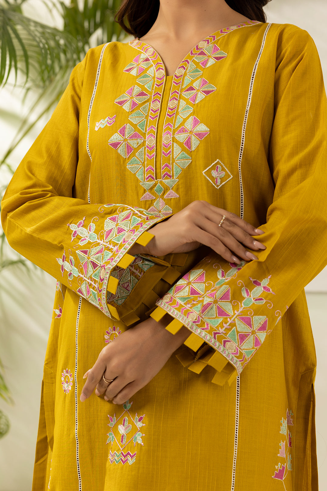 Embroidered Shirt Shalwar - 1198