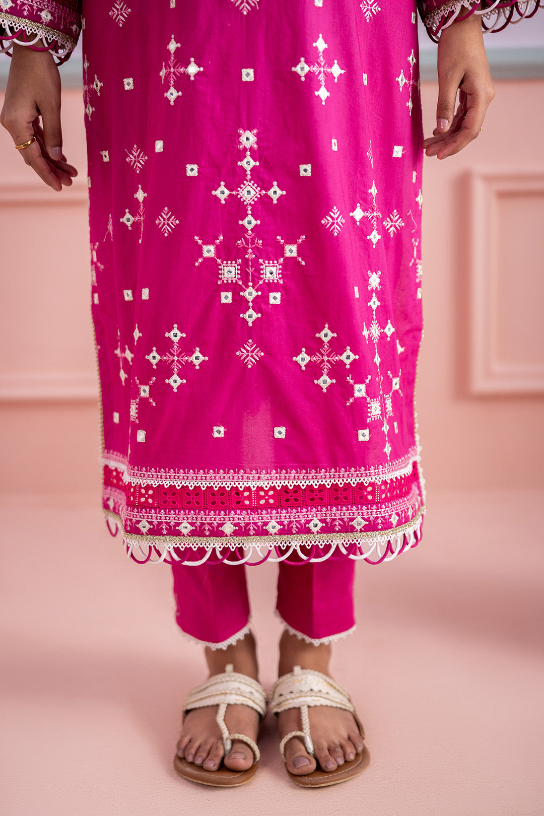 Embroidered Shirt Shalwar - 1202