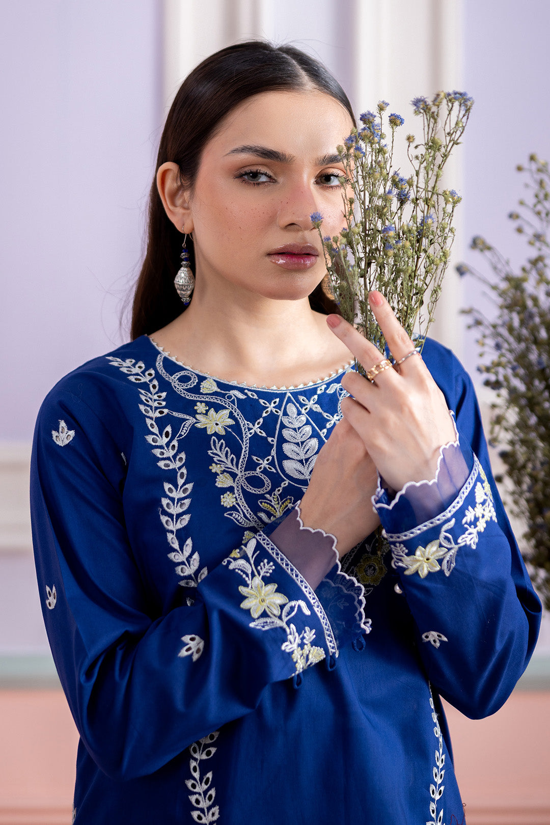 Embroidered Shirt Shalwar - 1203