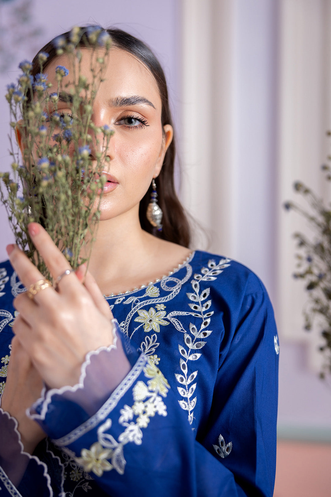 Embroidered Shirt Shalwar - 1203