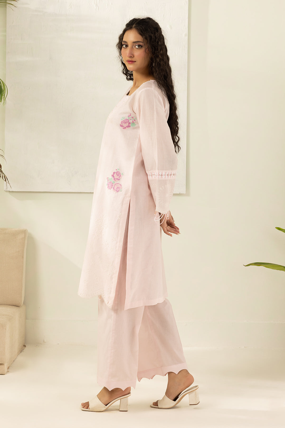 Embroidered Shirt Shalwar - 1204