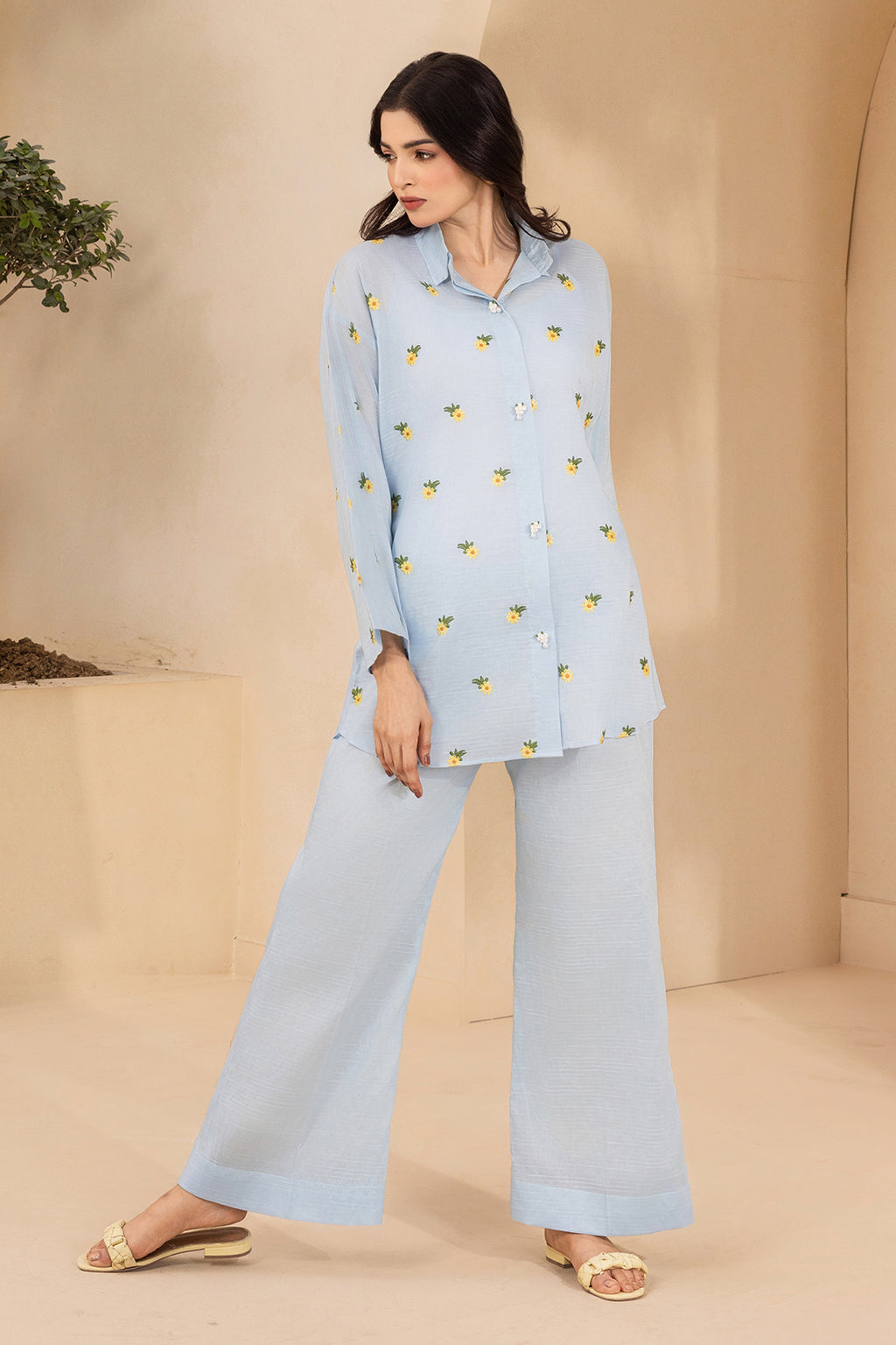 Embroidered Shirt Shalwar - 1205