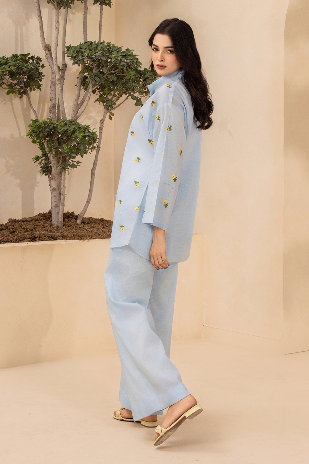 Embroidered Shirt Shalwar - 1205