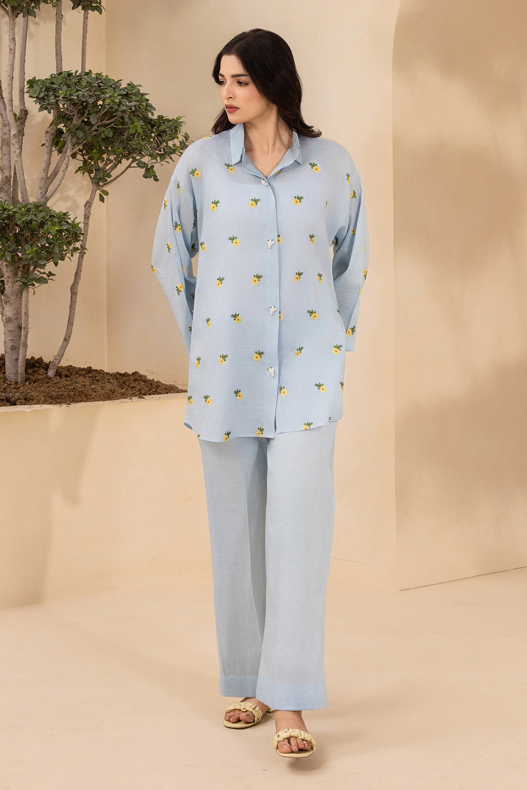 Embroidered Shirt Shalwar - 1205