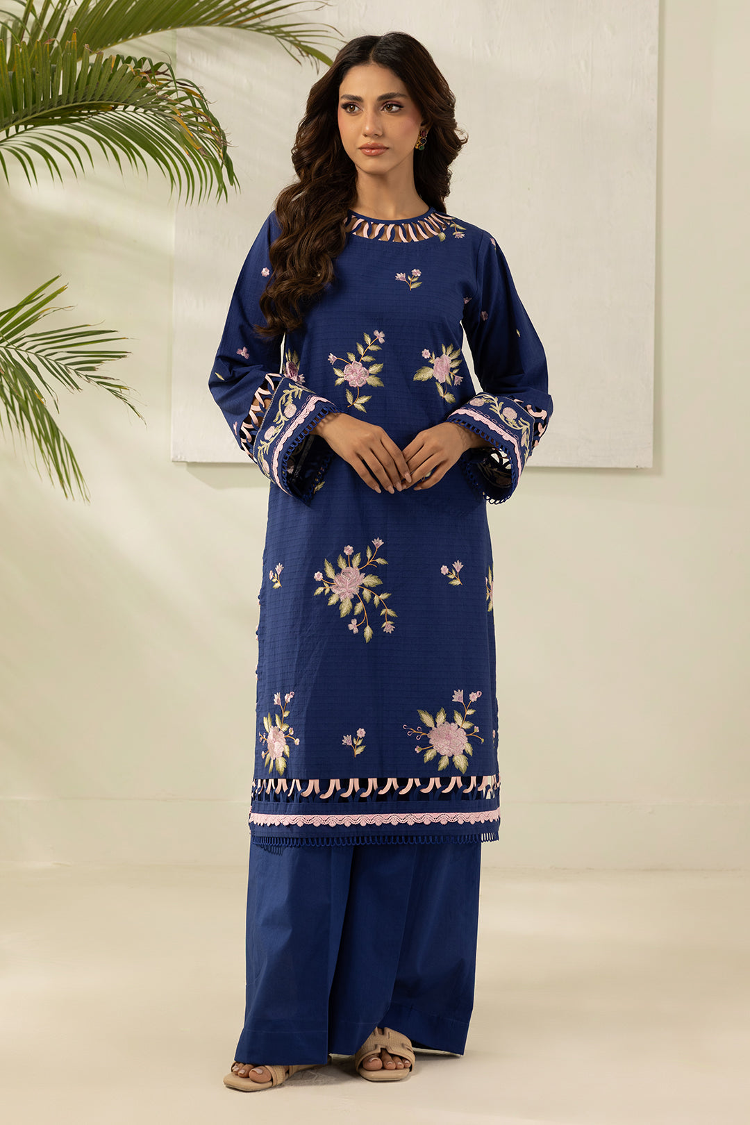 Embroidered Shirt Shalwar - 1206