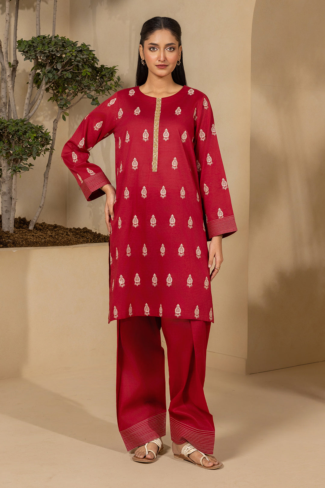 Embroidered Shirt Shalwar - 1209