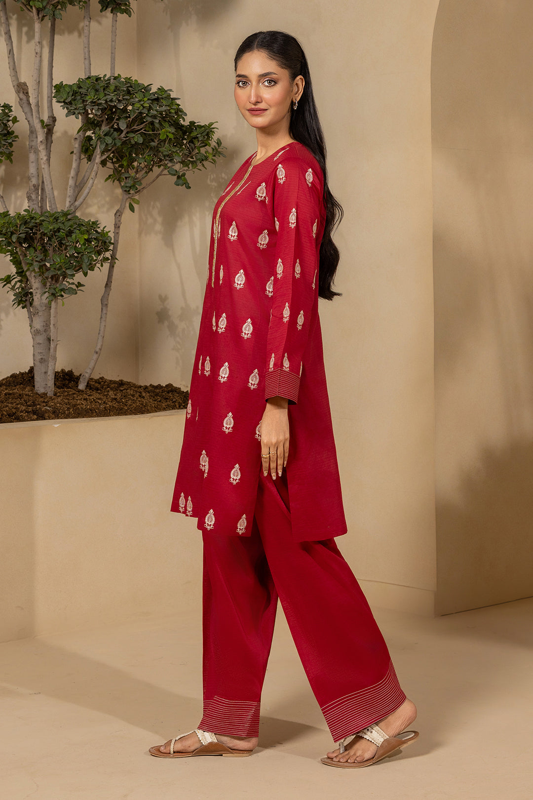 Embroidered Shirt Shalwar - 1209