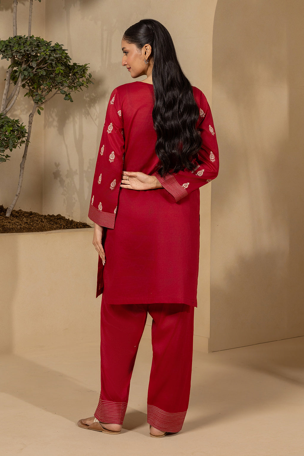 Embroidered Shirt Shalwar - 1209