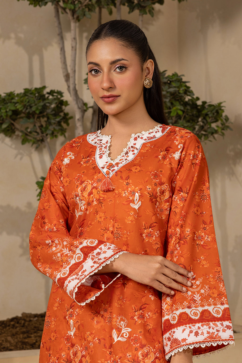 Embroidered Shirt Shalwar - 1210