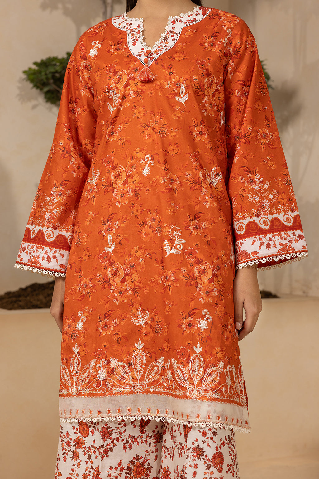 Embroidered Shirt Shalwar - 1210