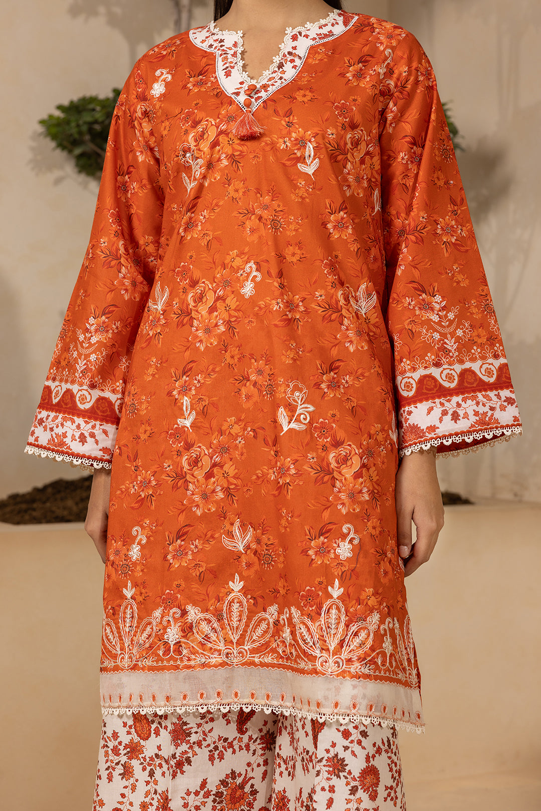 Embroidered Shirt Shalwar - 1210