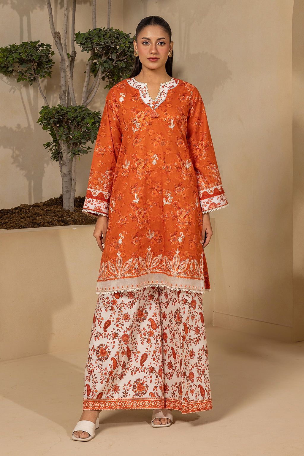 Embroidered Shirt Shalwar - 1210