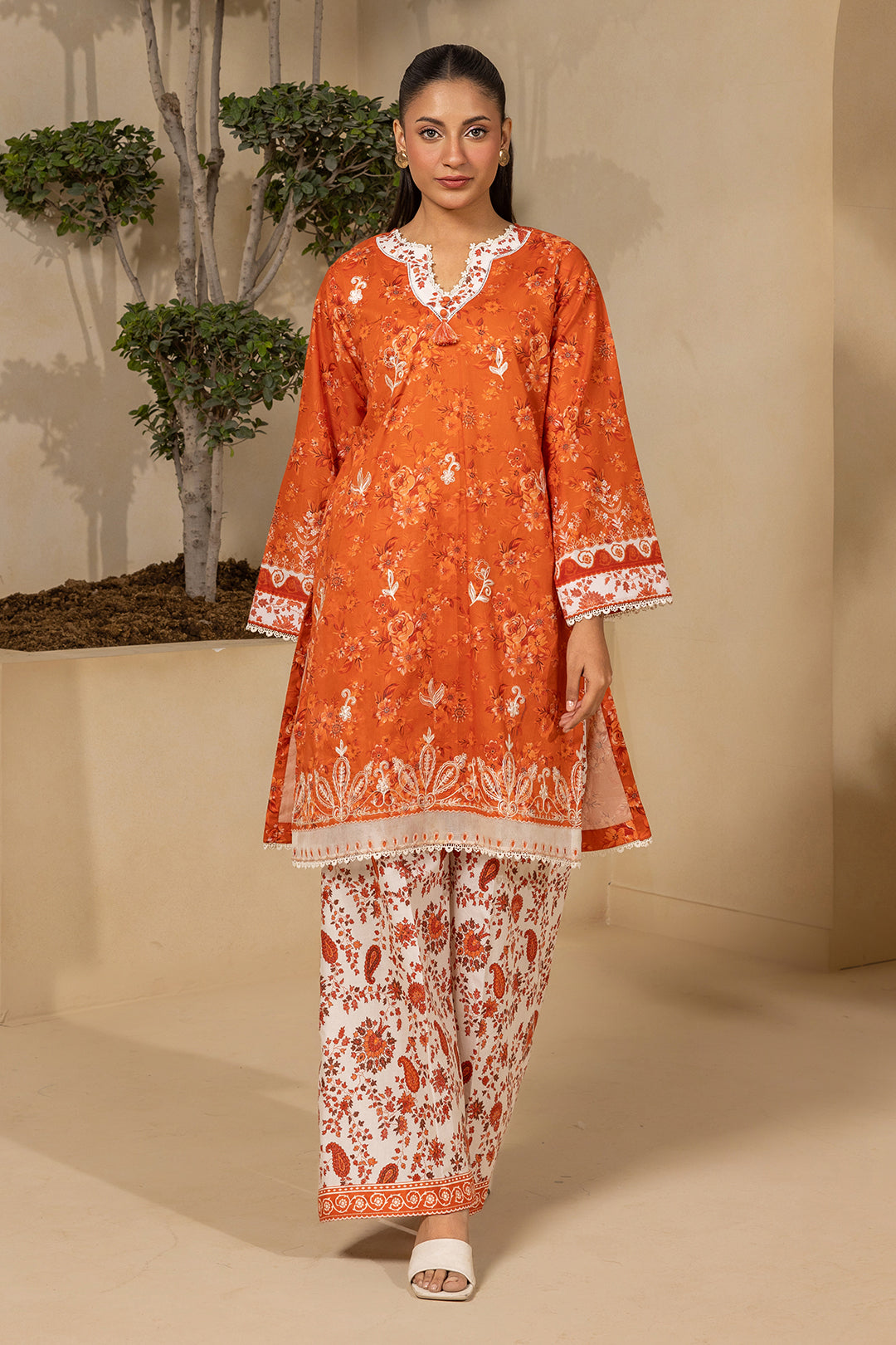Embroidered Shirt Shalwar - 1210