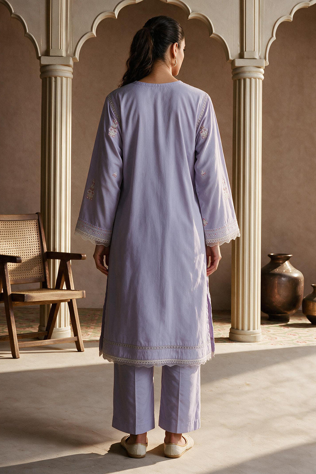 Embroidered Shirt Shalwar - 1211