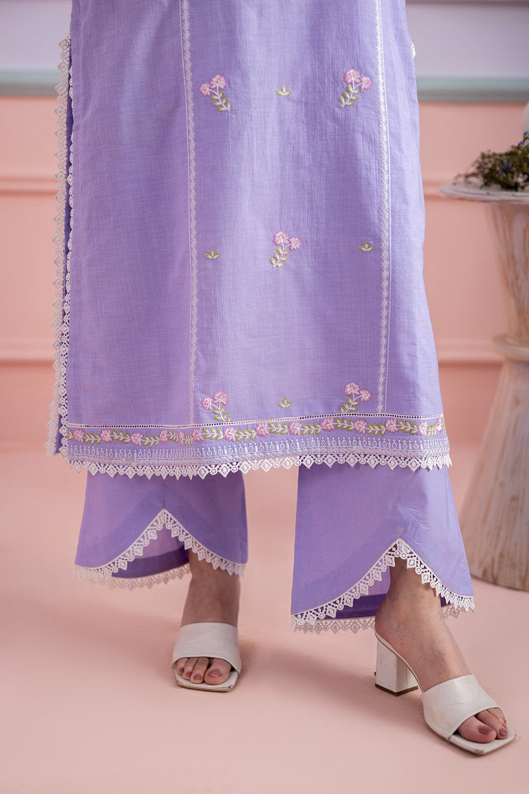 Embroidered Shirt Shalwar - 1212
