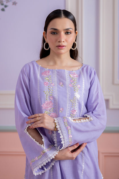 Embroidered Shirt Shalwar - 1212