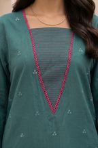 Embroidered Shirt Shalwar - 1213