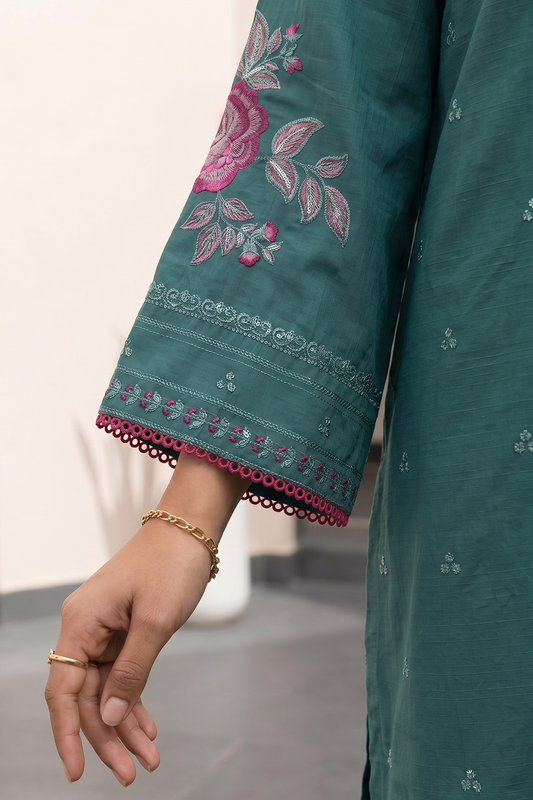 Embroidered Shirt Shalwar - 1213