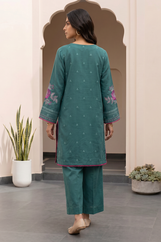 Embroidered Shirt Shalwar - 1213