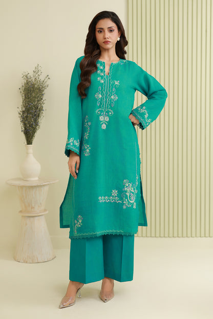 Embroidered Shirt Shalwar - 1214