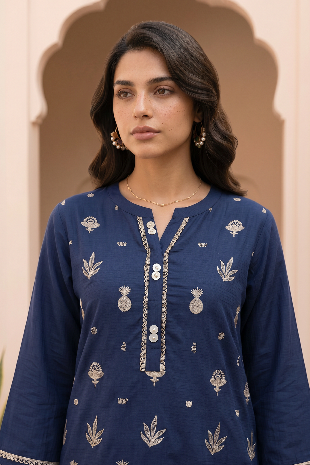 Embroidered Shirt Shalwar - 1217
