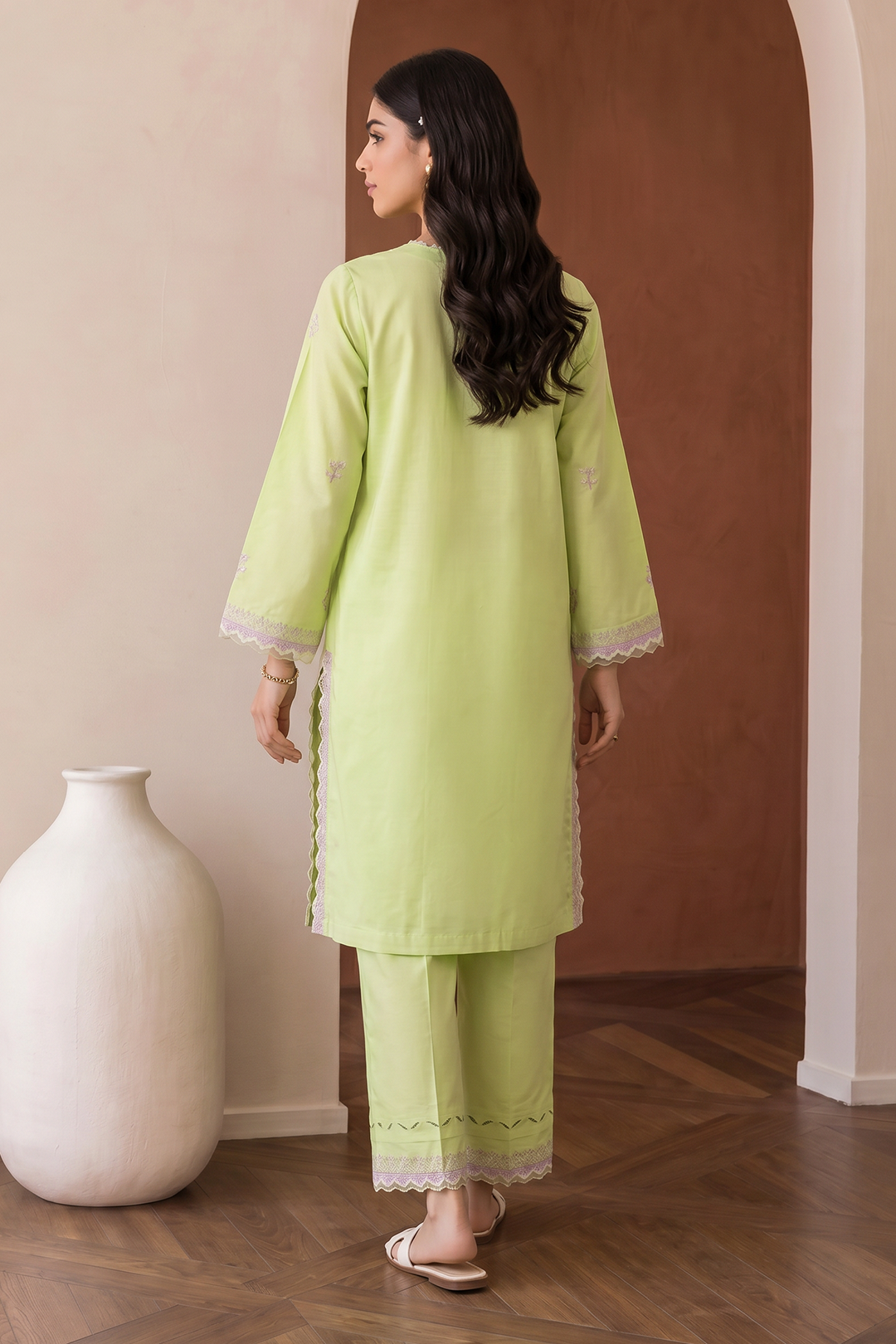 Embroidered Shirt Shalwar - 1218