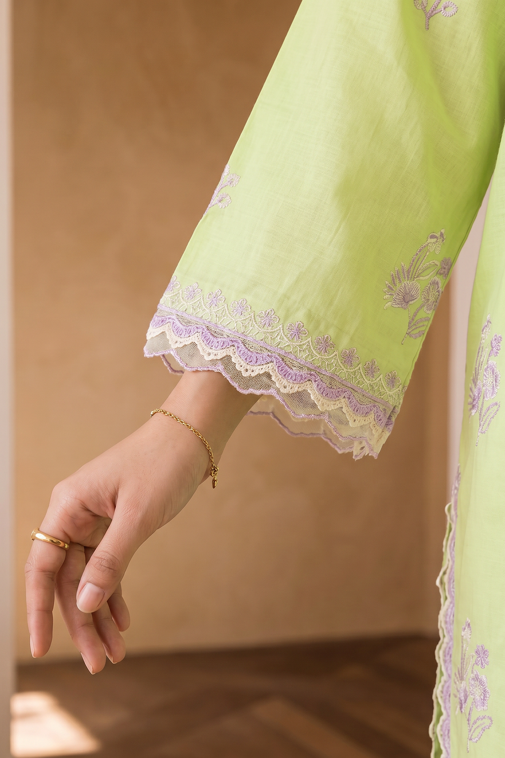 Embroidered Shirt Shalwar - 1218