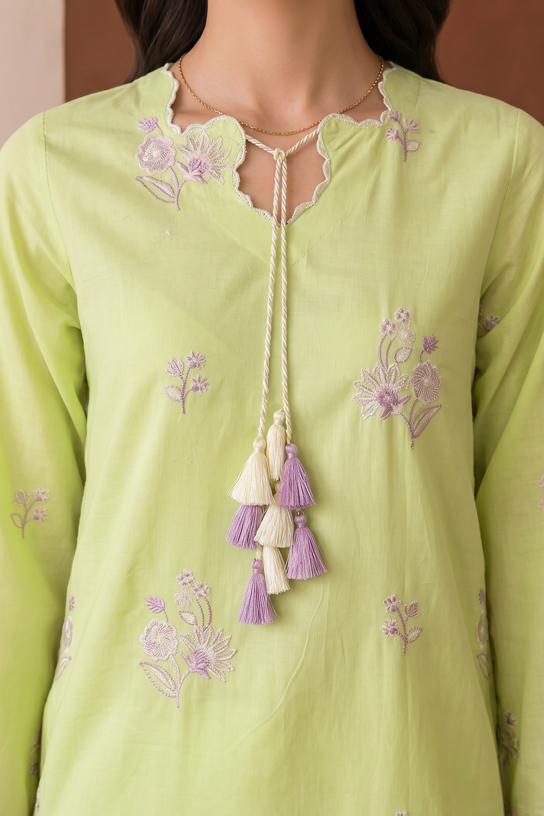 Embroidered Shirt Shalwar - 1218