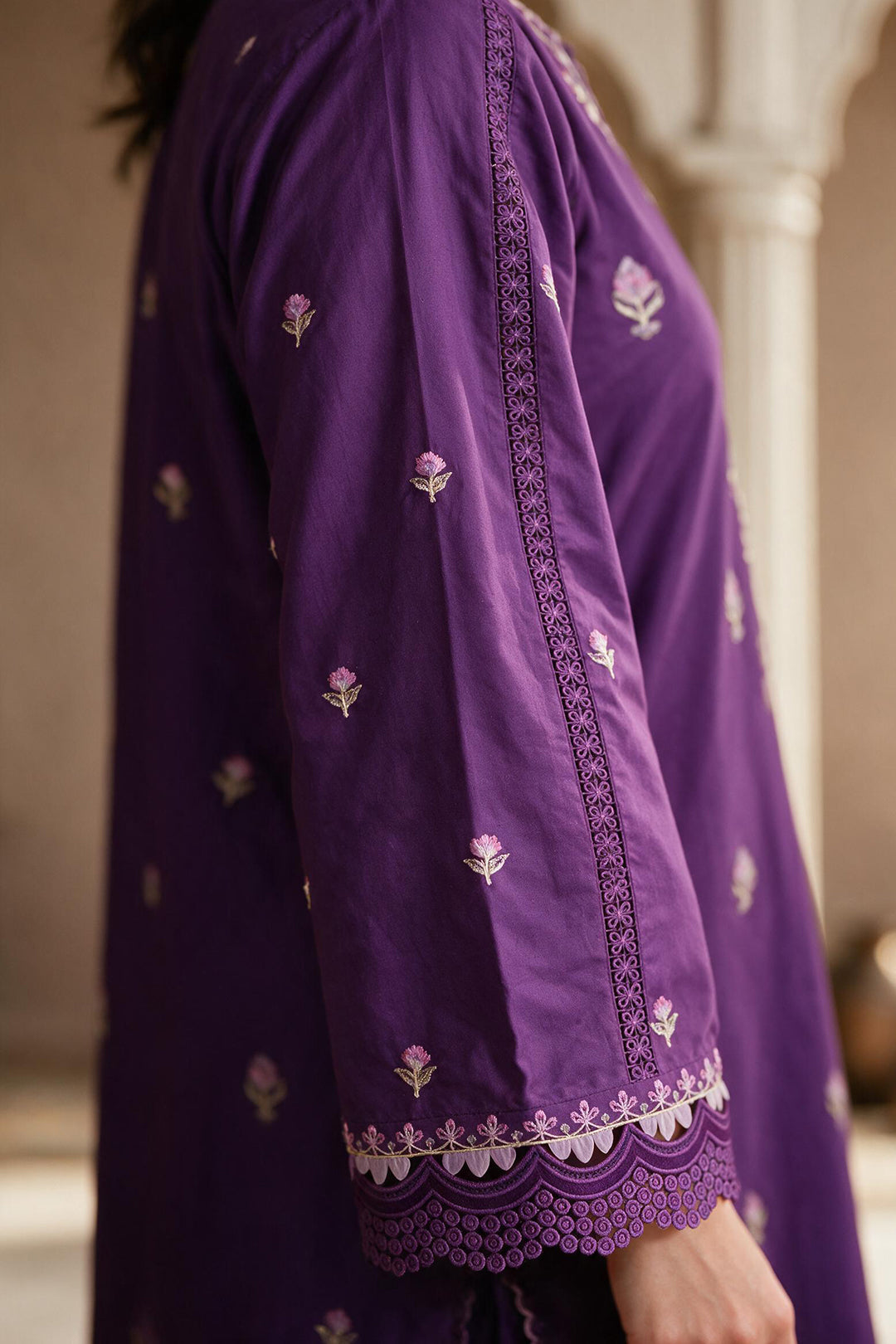 Embroidered Shirt Shalwar - 1219