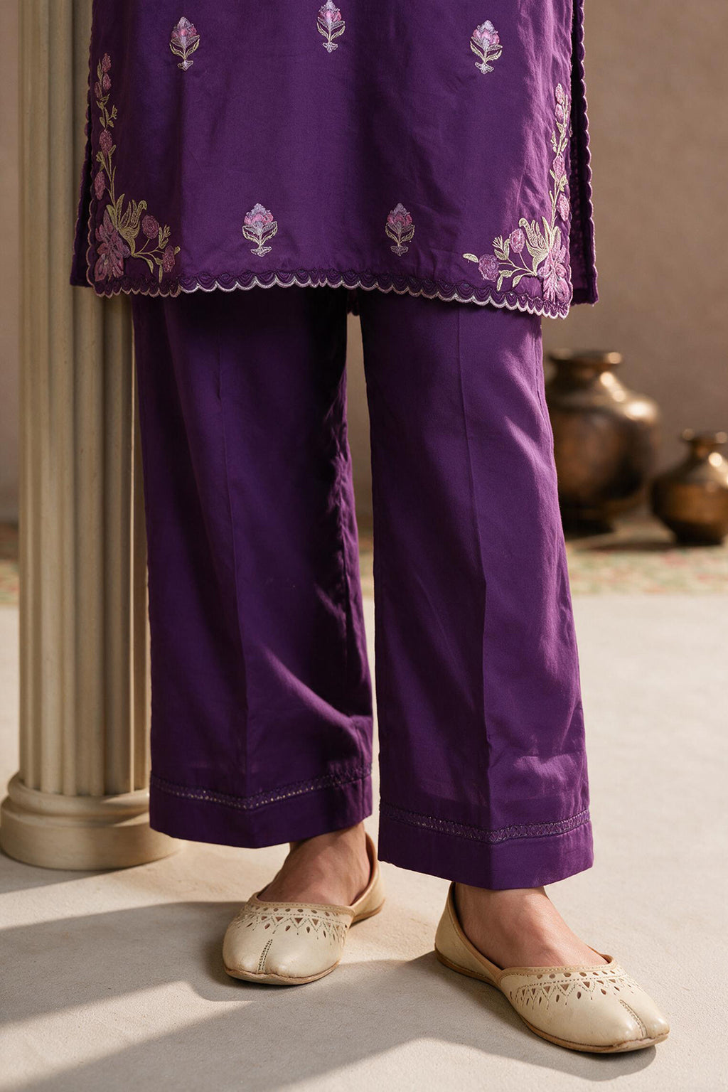 Embroidered Shirt Shalwar - 1219