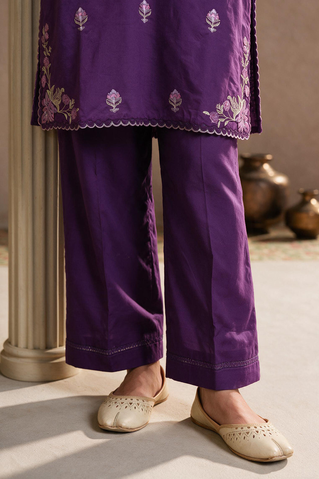 Embroidered Shirt Shalwar - 1219