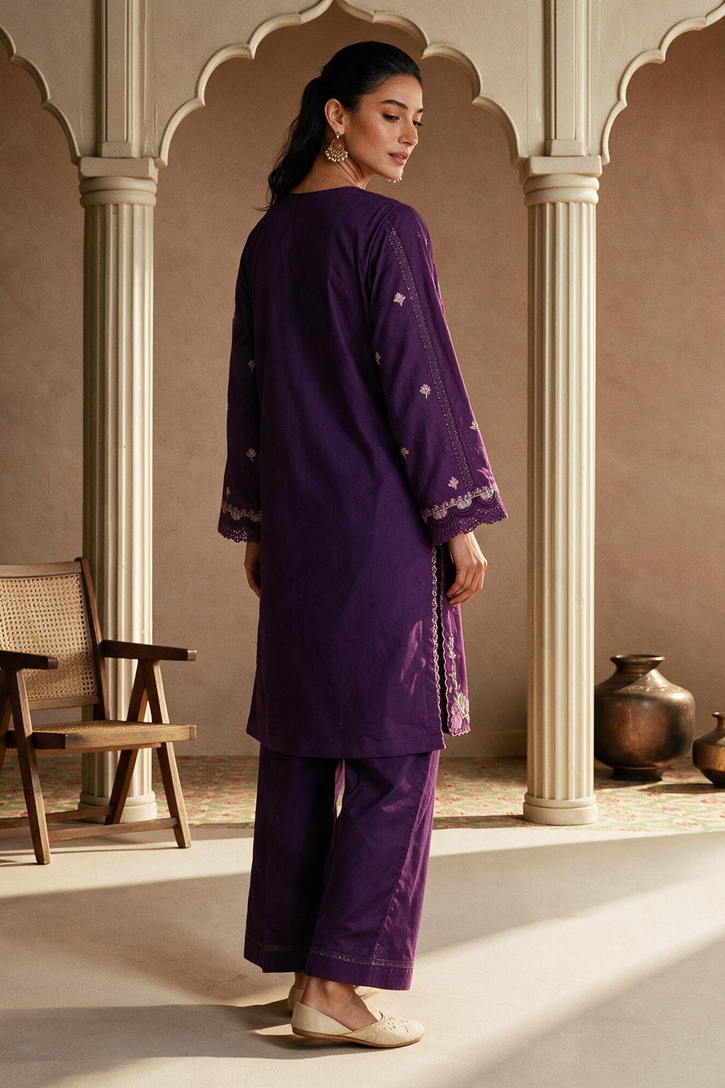 Embroidered Shirt Shalwar - 1219