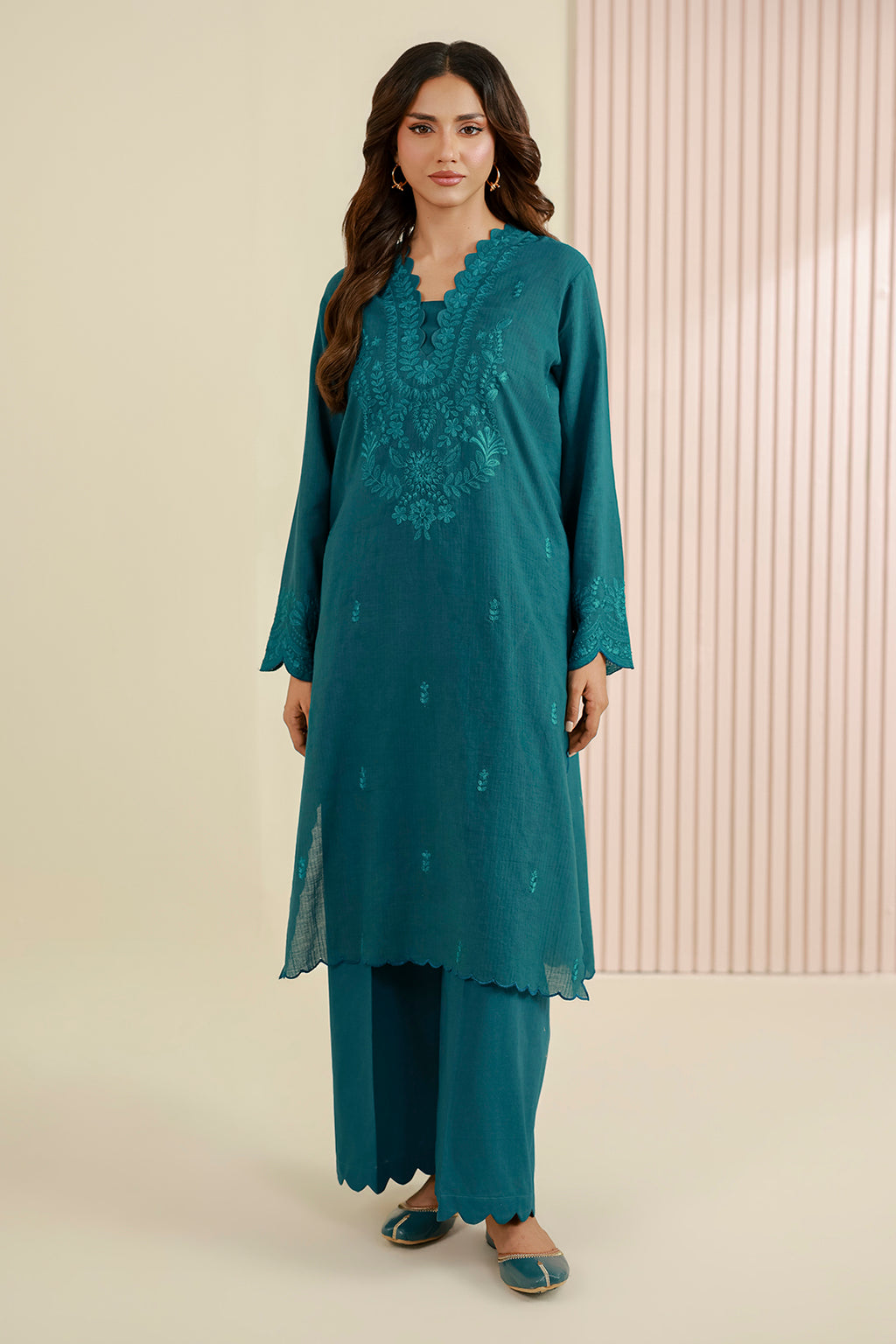 Embroidered Shirt Shalwar - 1220