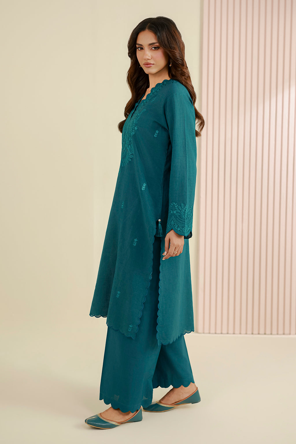 Embroidered Shirt Shalwar - 1220