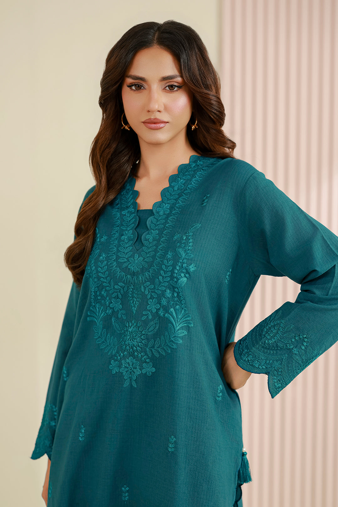 Embroidered Shirt Shalwar - 1220