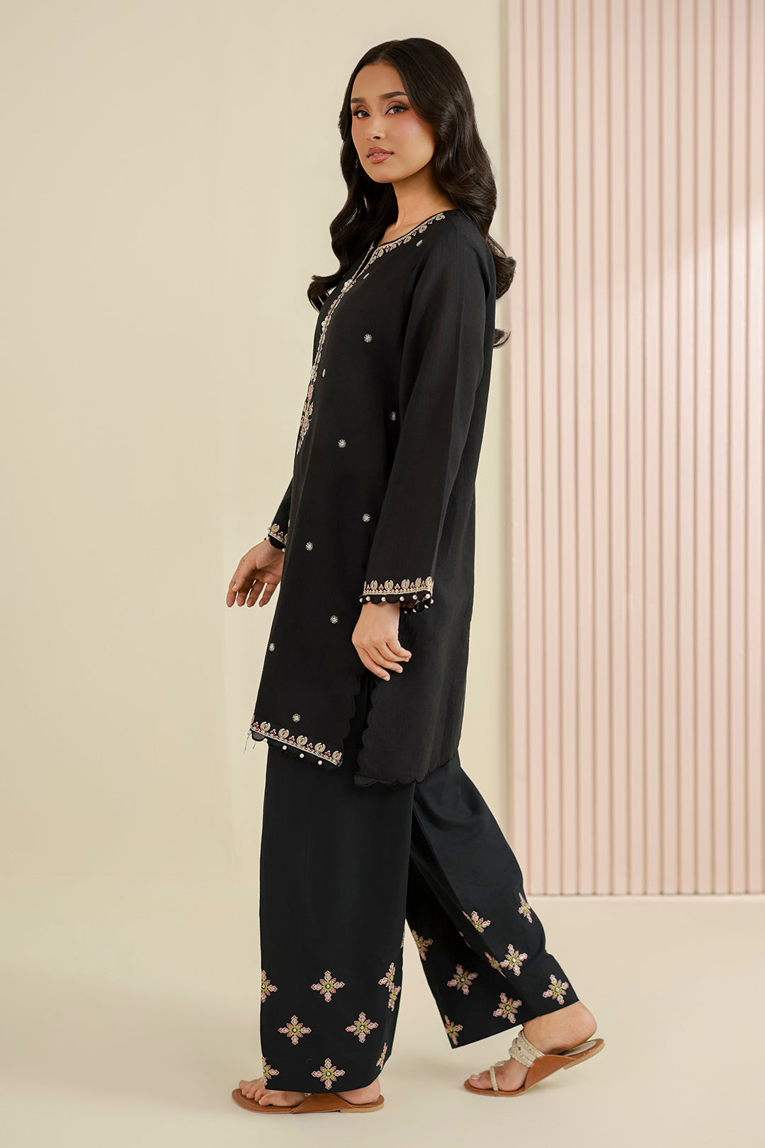 Embroidered Shirt Shalwar - 1222