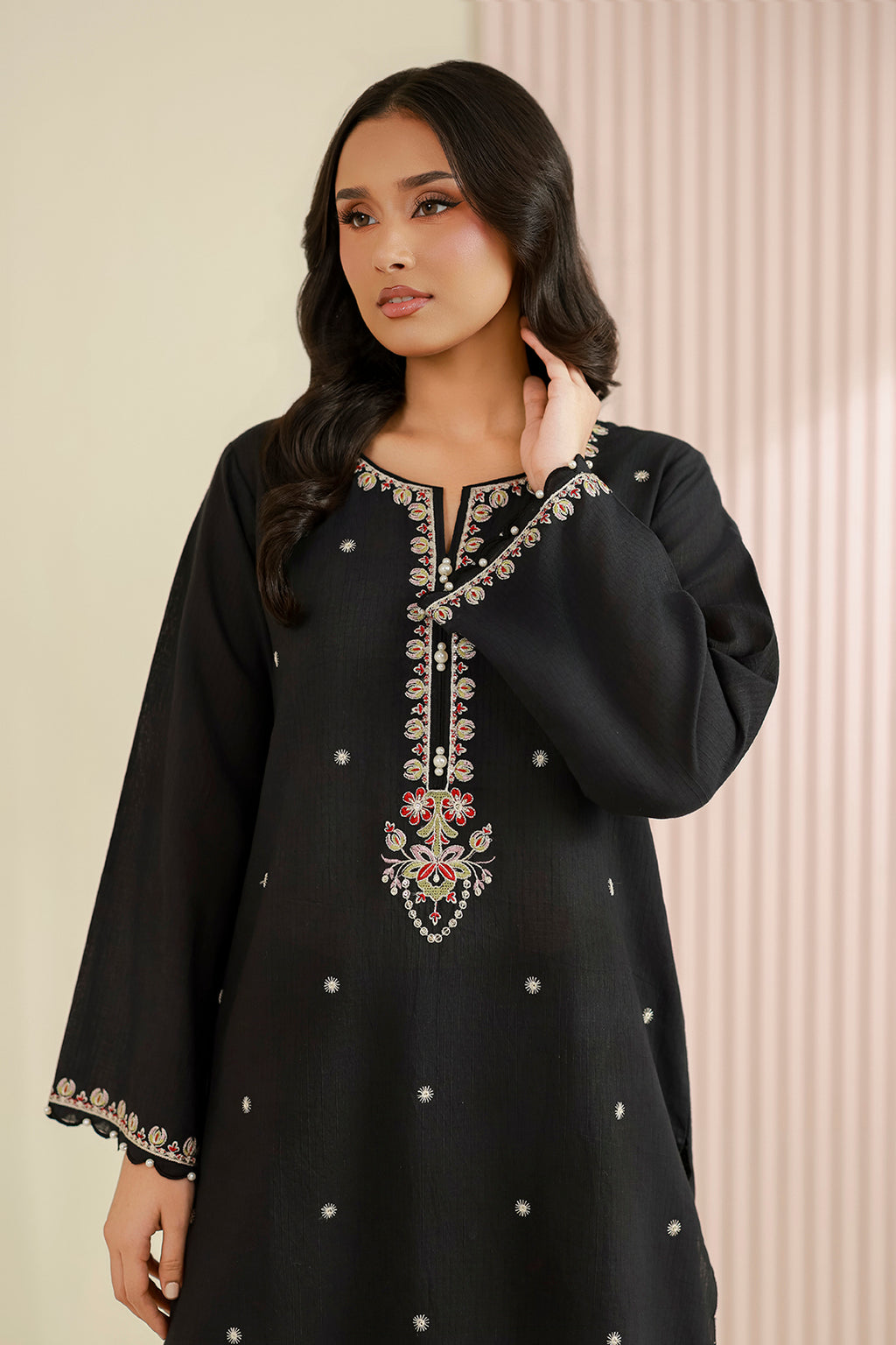 Embroidered Shirt Shalwar - 1222