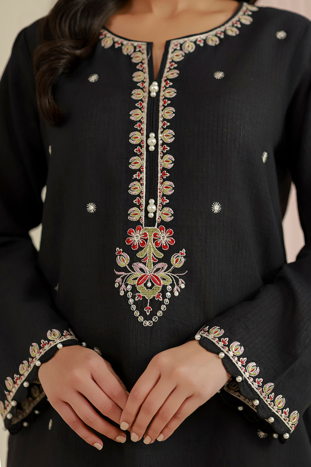 Embroidered Shirt Shalwar - 1222