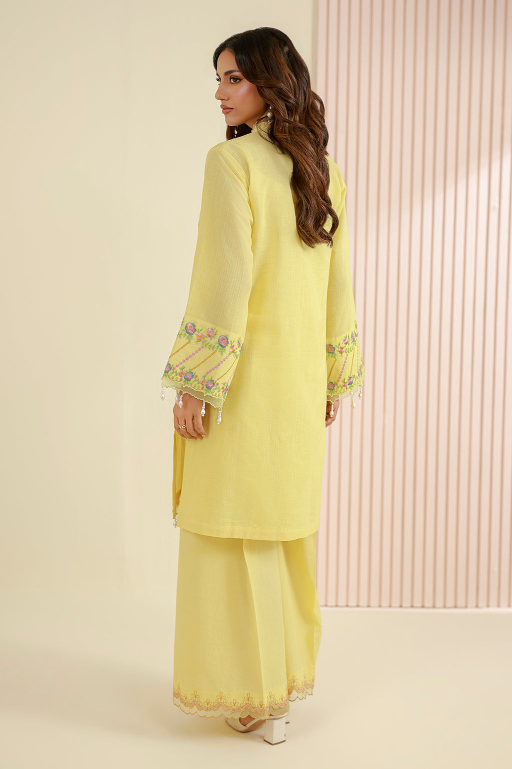 Embroidered Shirt Shalwar - 1224