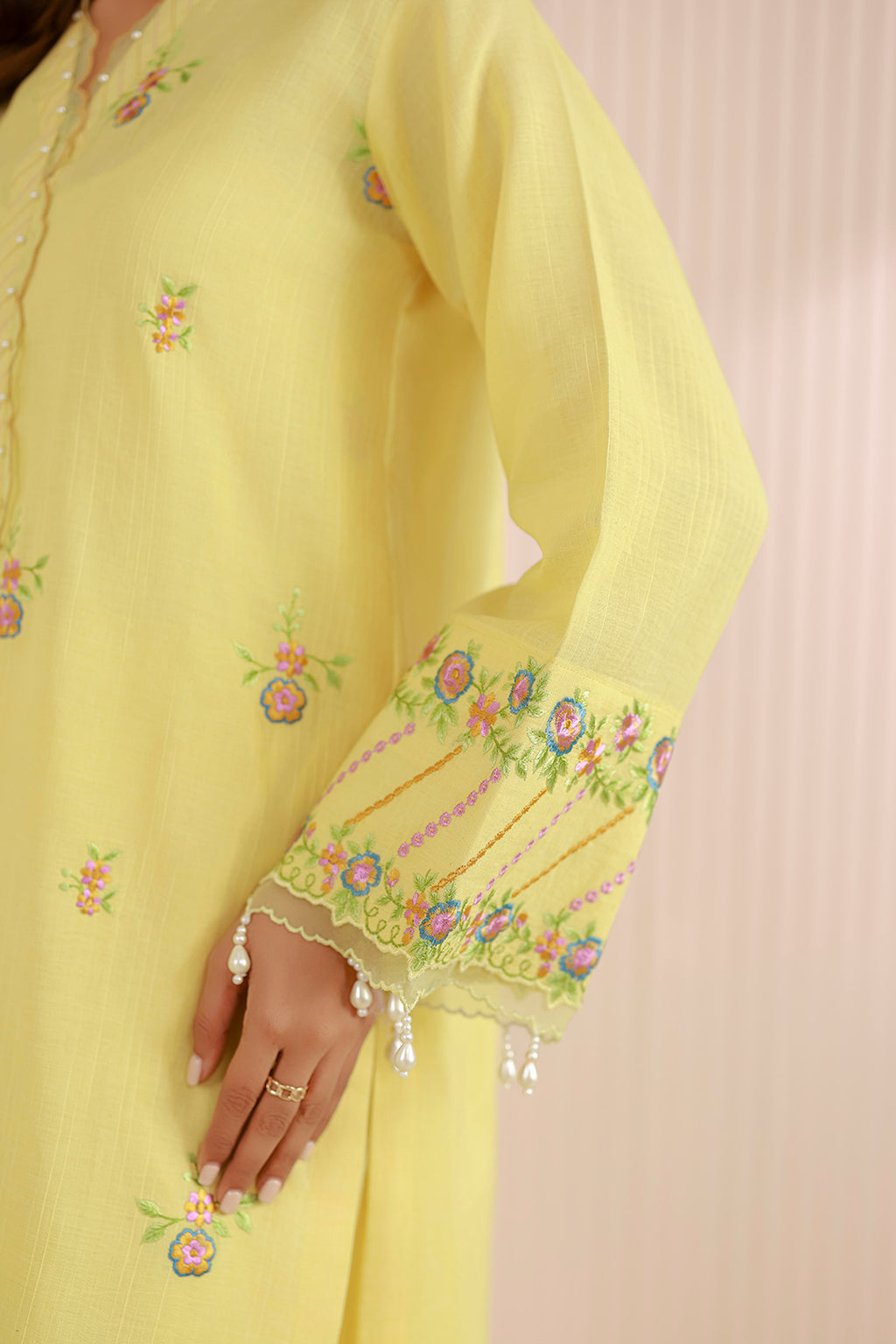 Embroidered Shirt Shalwar - 1224